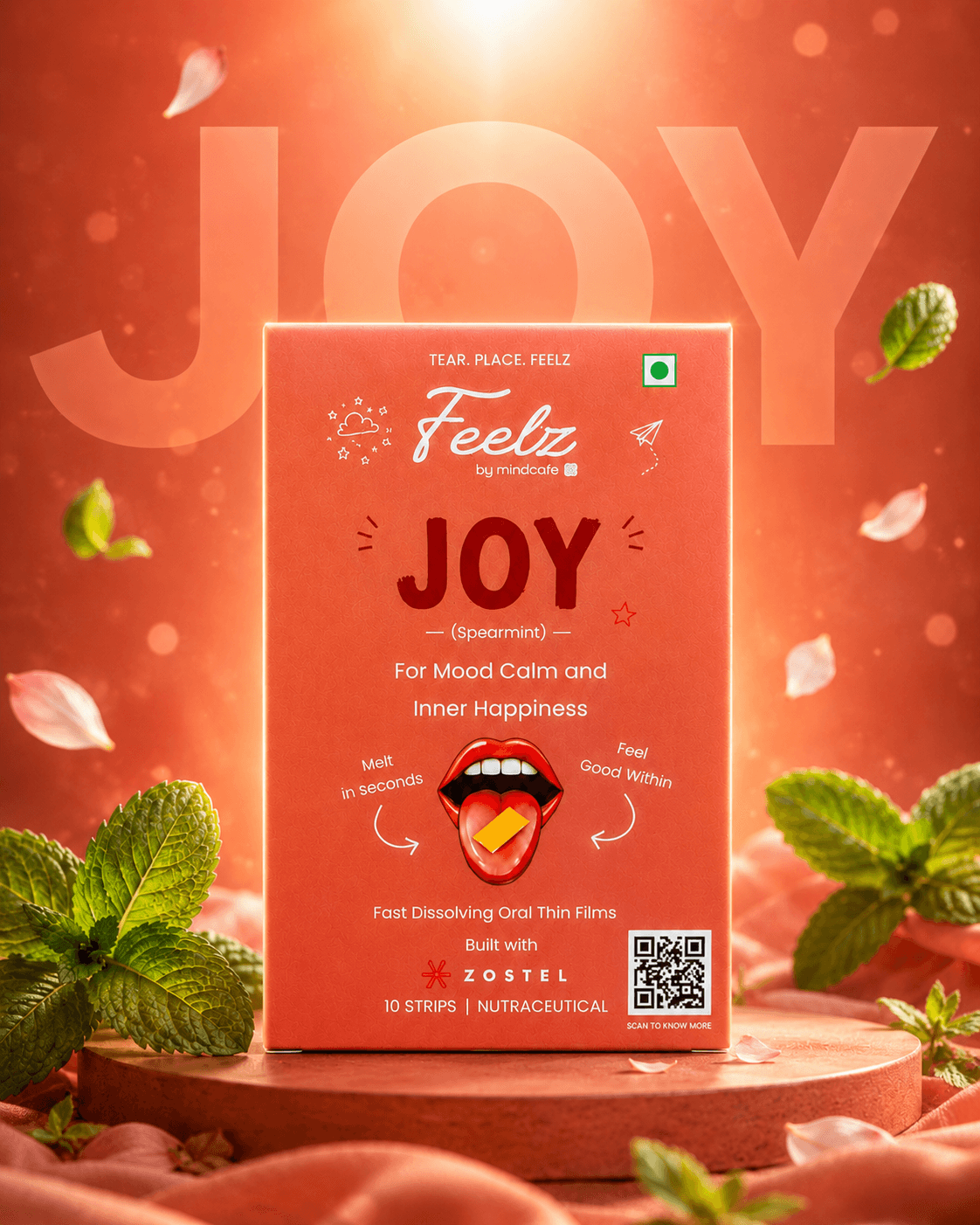 Feelz Joy mood strip box
