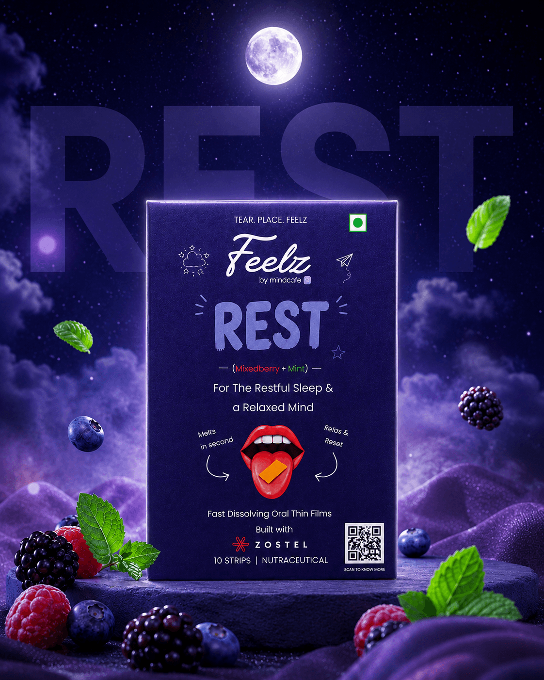 Feelz Rest mood strip box